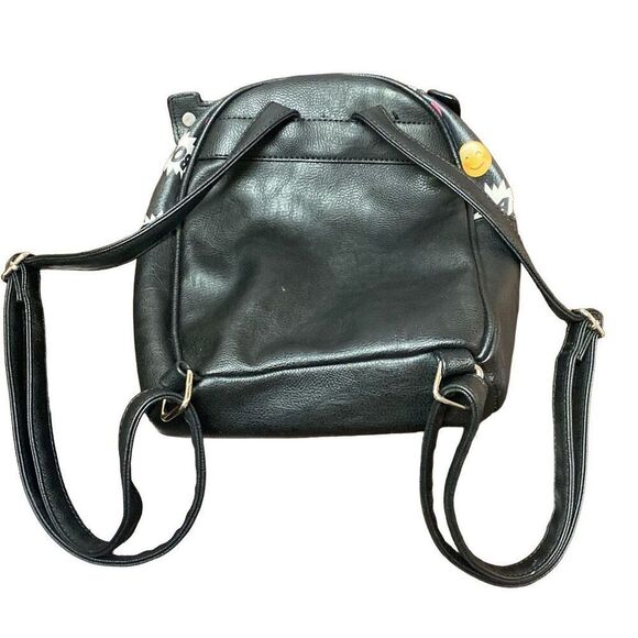 Backpack Emoji Slay Boom Squad Small Bag Black and Multicolor School Work Fun - Picture 2 of 8